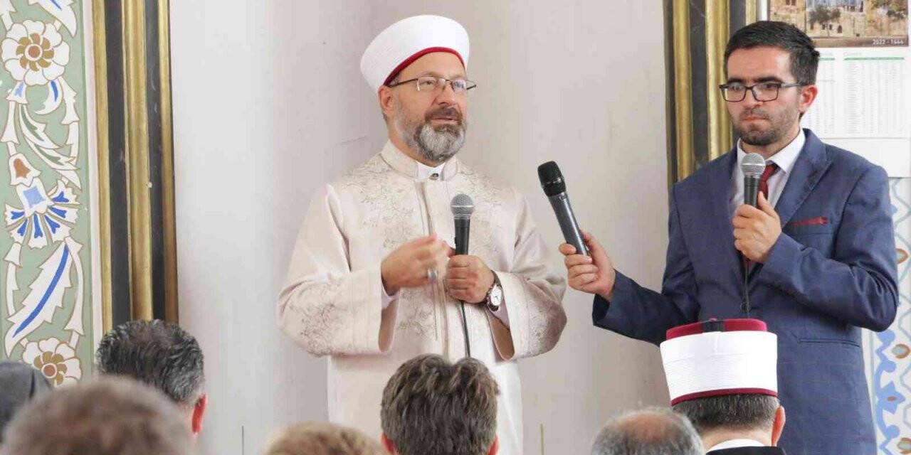 Diyanet İşleri Başkanı Erbaş, Gilan’ı ziyaret etti