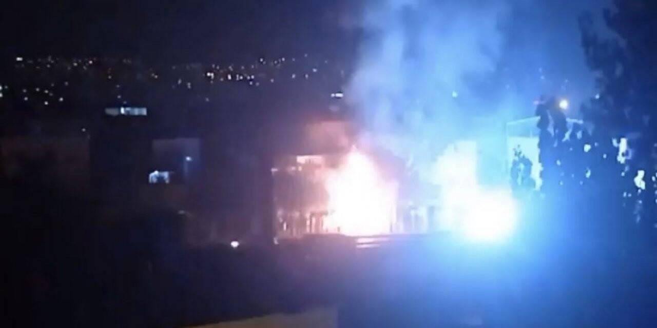 Bursa’da trafo alev alev yandı