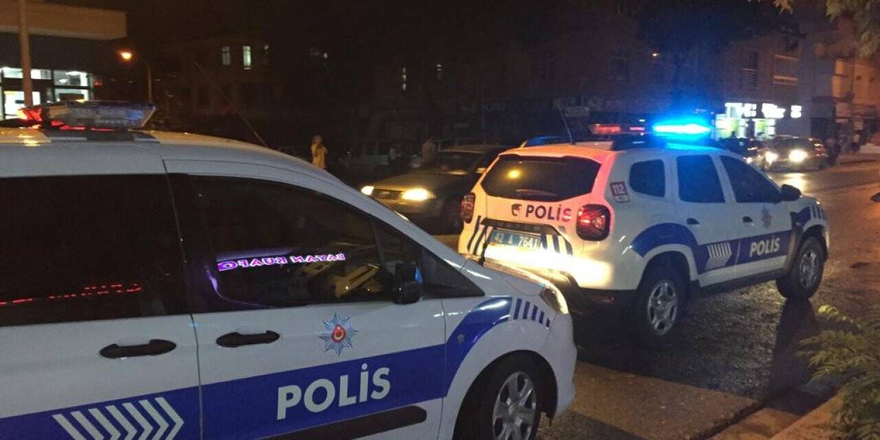 Konya'da polis memuruna araçla çarpıp kaçan zanlı yakalandı