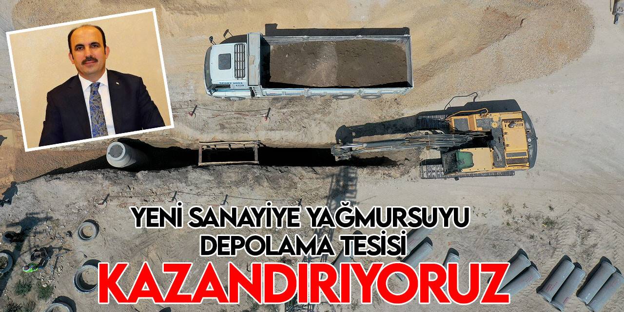 Yeni Sanayiye Yağmursuyu Depolama ve Geri Kazanım Tesisi