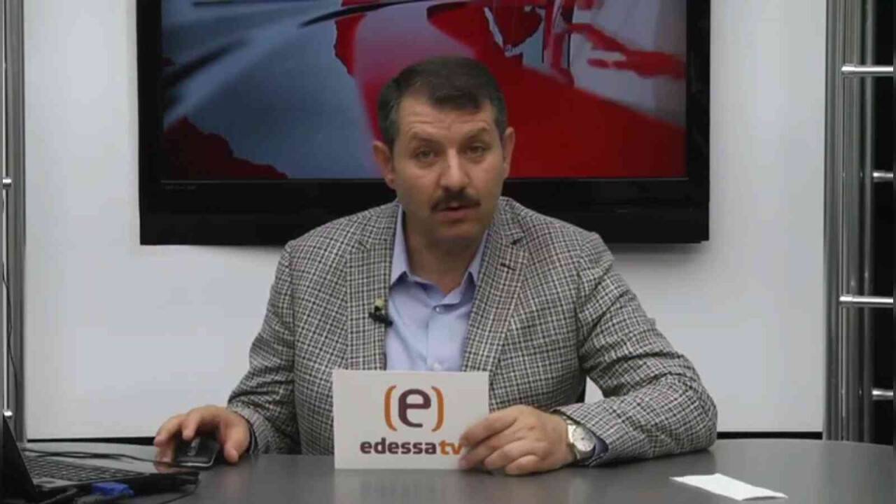 Kamera karışına geçen Vali haberleri sundu