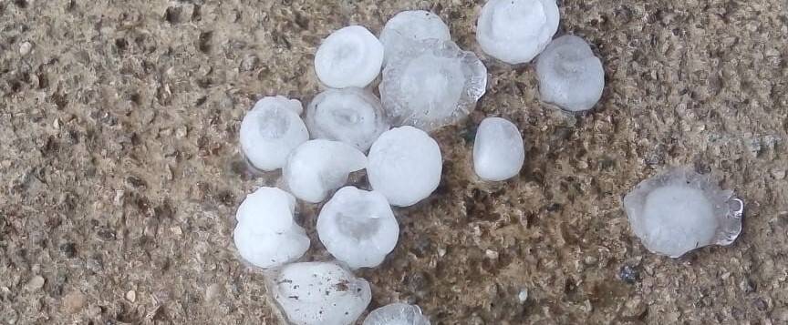 Yaz ayında dolu şaşkınlığı