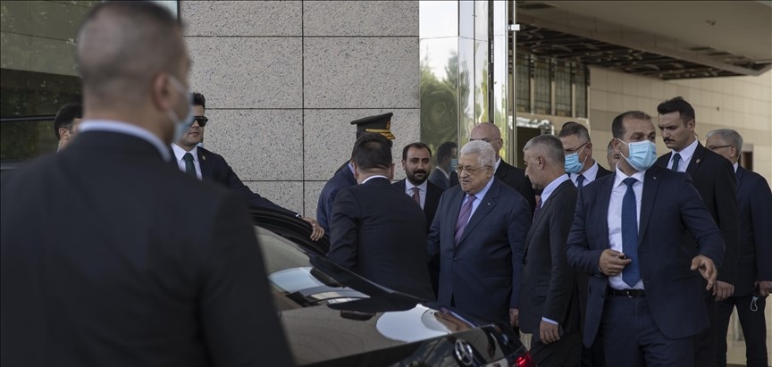 Filistin Devlet Başkanı Abbas, Ankara'ya geldi