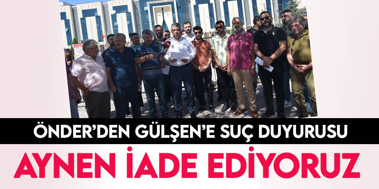ÖNDER'den popçu Gülşen hakkında suç duyurusu: Çirkin ithamı ve iftirayı aynen iade ediyoruz