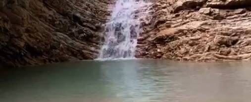 Orman yolu açıldı, şelaleler gün yüzüne çıktı