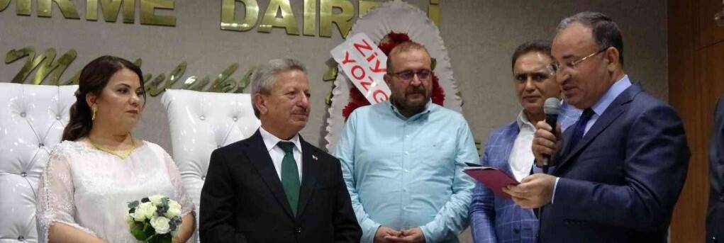 Bakan Bozdağ, nikah şahidi oldu