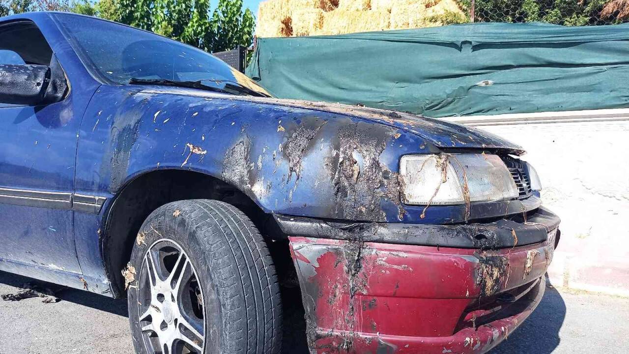 Tüp bayisinde, tüpten sızan gaz sıkışarak parladı