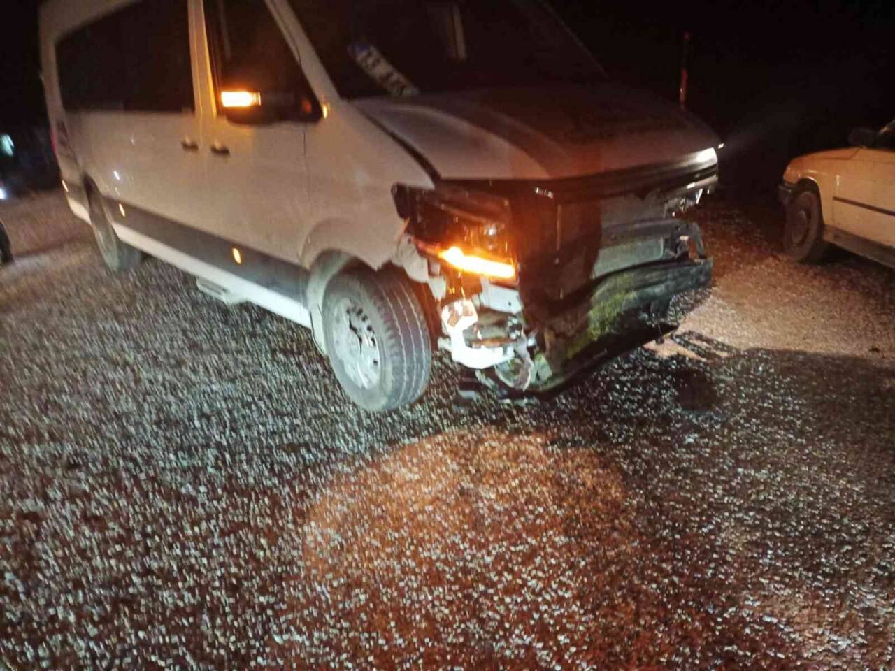 Minibüs sürüye çarptı: 40 koyun telef oldu