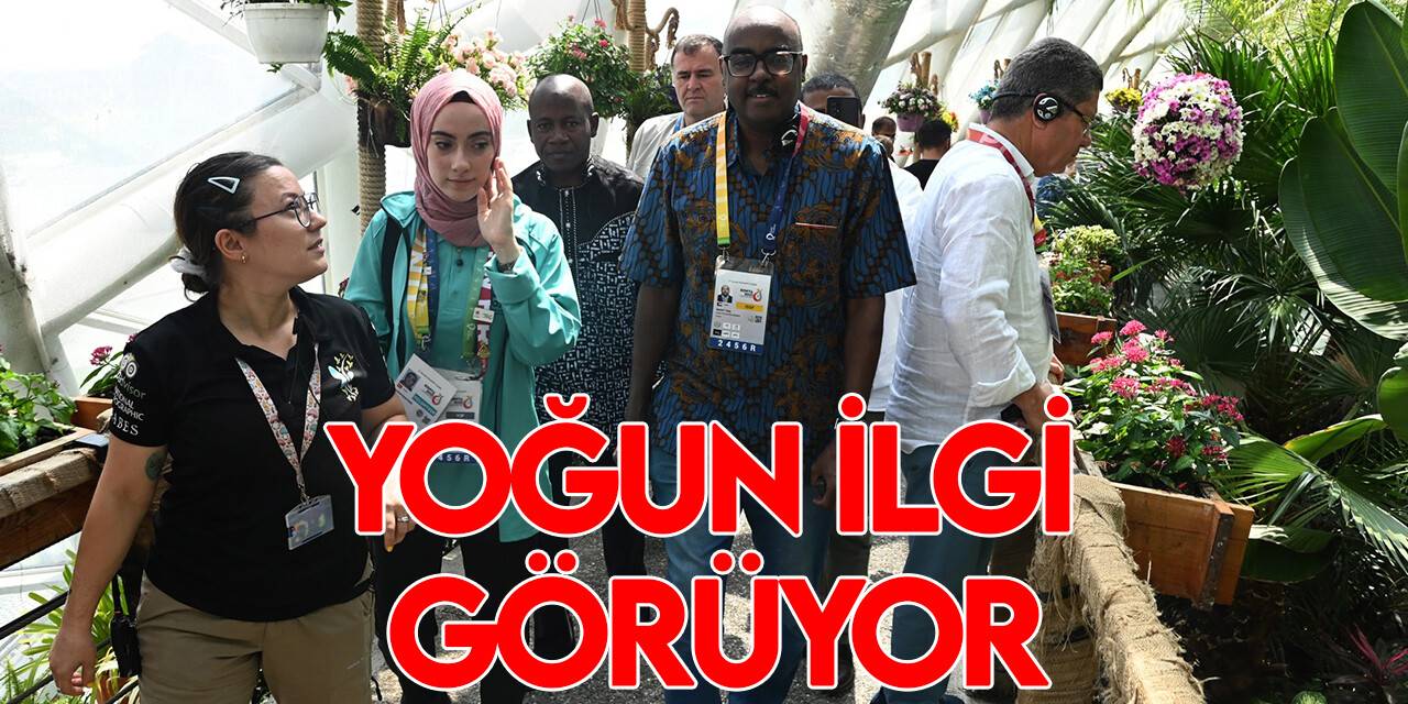 Konya Tropikal Kelebek Bahçesi yoğun ilgi görüyor