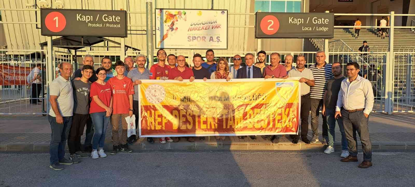 Eğitim camiasından Kayserispor’a destek