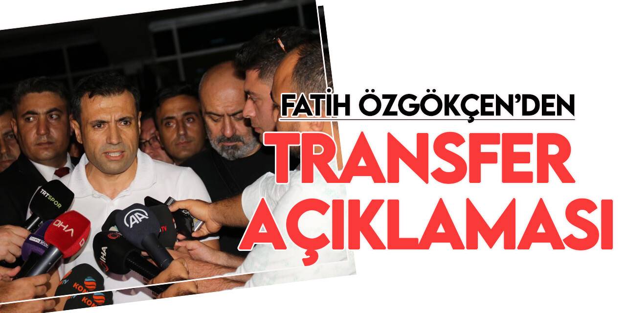 Konyaspor Başkanı Fatih Özgökçen'den transfer açıklaması