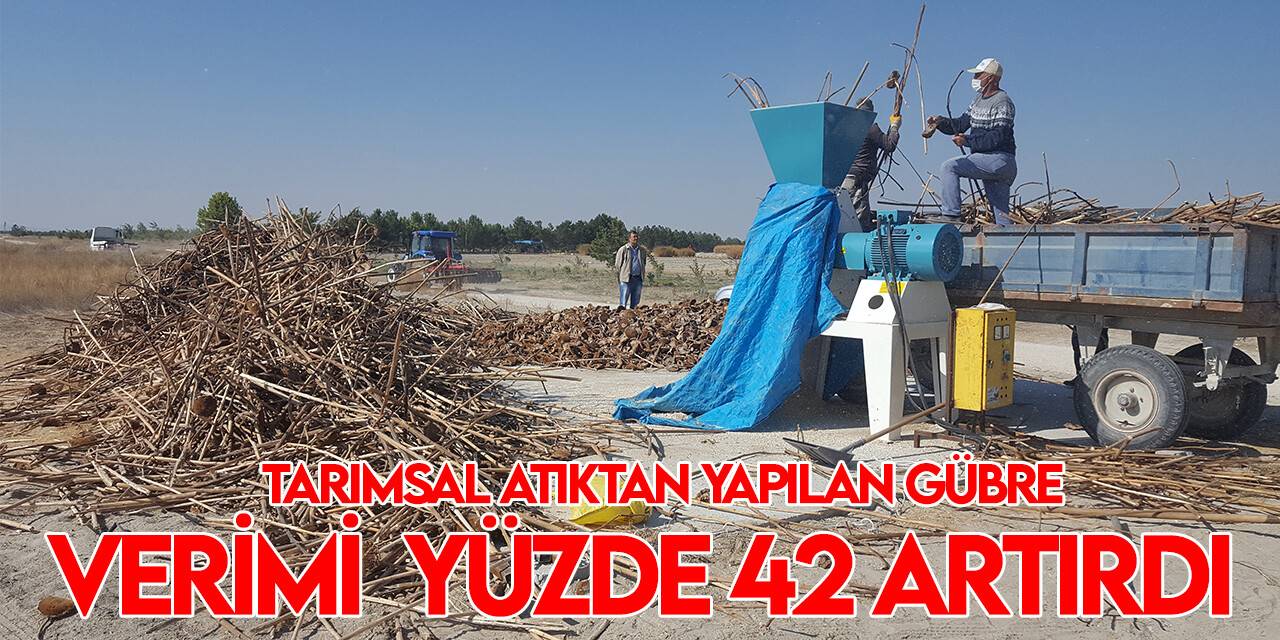 TAGEM Toprak Su ve Çölleşme ile Mücadele Araştırma Enstitüsünce organik madde değeri yüksek kompost üretildi