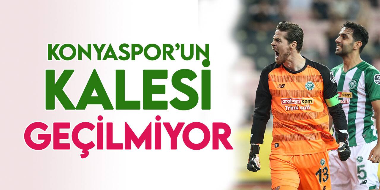 Konyaspor'un kalesi ilk 4 haftada geçilmedi