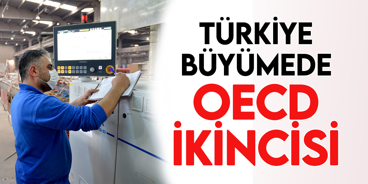 Türkiye OECD'nin en yüksek oranda büyüyen ikinci ülkesi