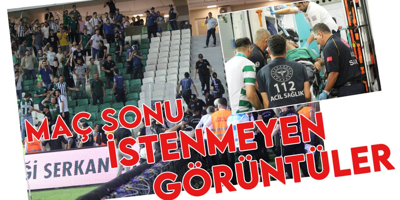 Giresun’da maç sonu çıkan olaylarda bazı taraftarlar yaralandı