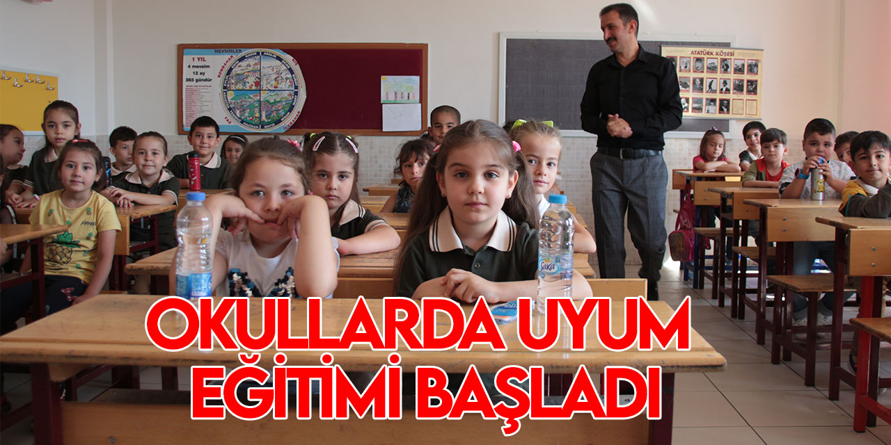 Konya'daki okullarda uyum eğitimi başladı