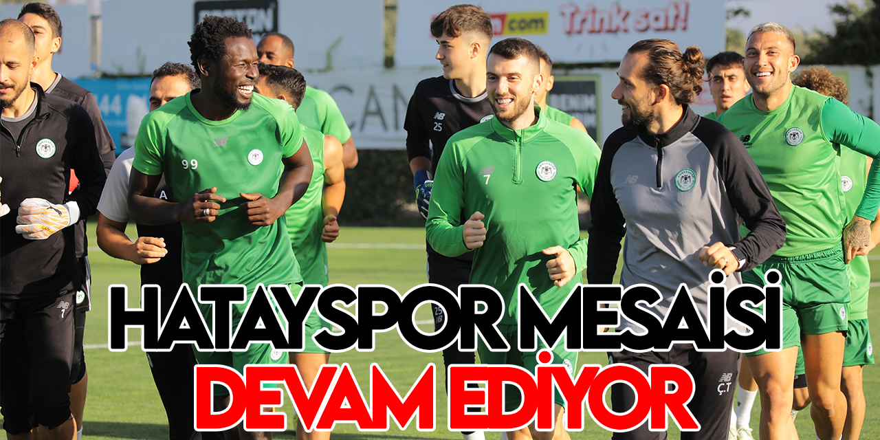 Konyaspor, Hatayspor maçının hazırlıklarını sürdürdü