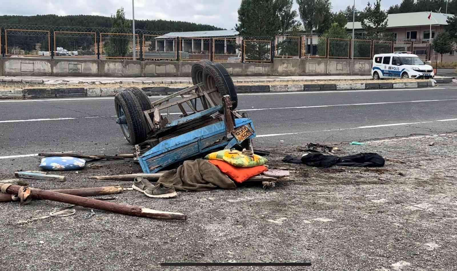Sarıkamış’ta trafik kazası: 1 yaralı