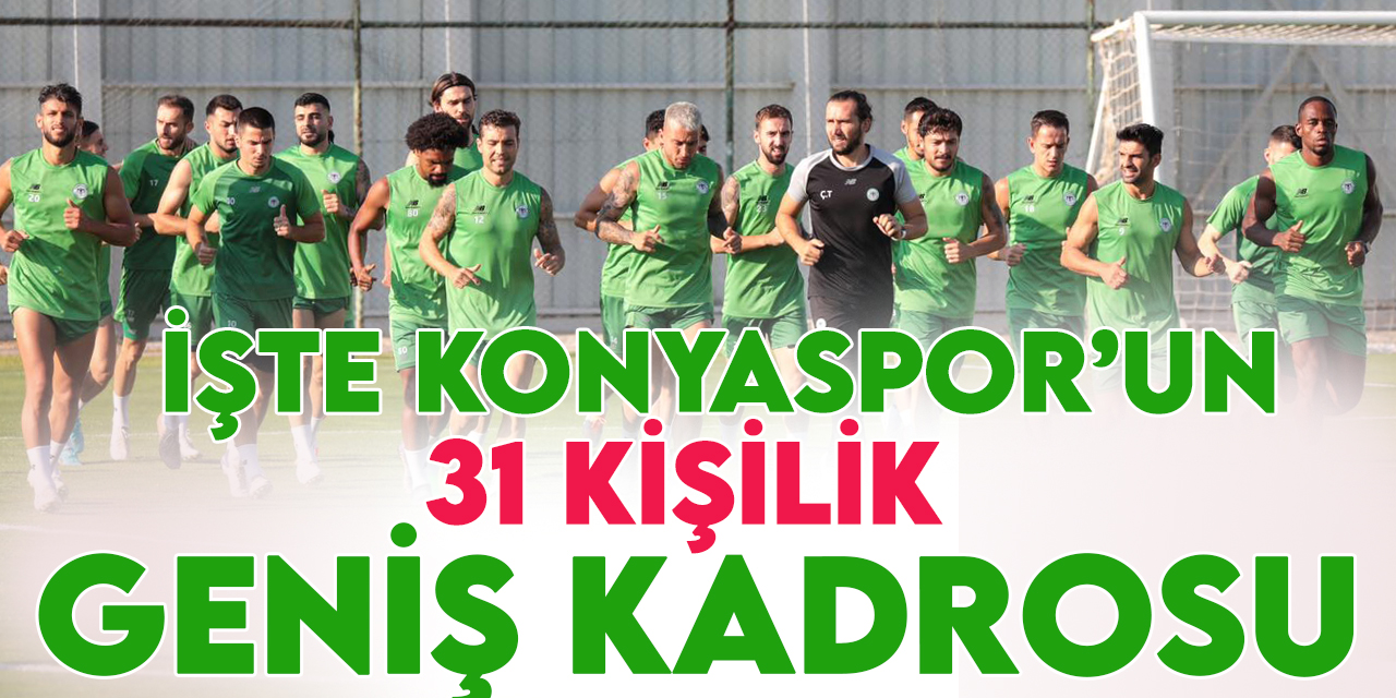 Konyaspor yeni sezon için 31 oyuncunun ismini tescil ettirdi