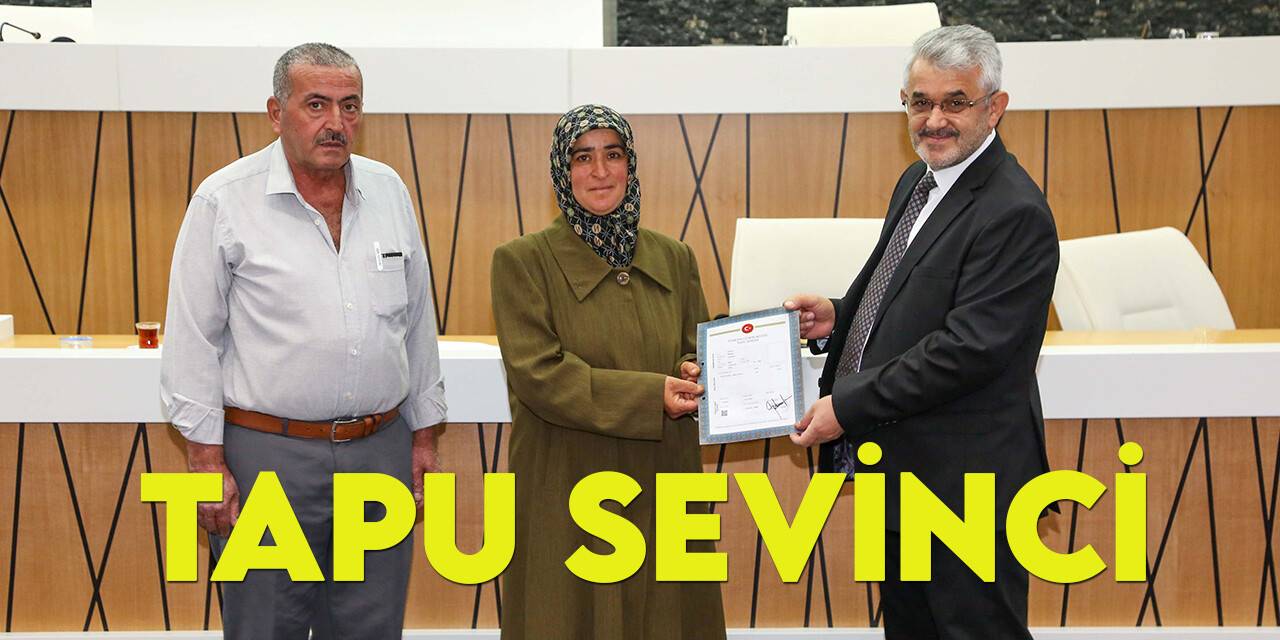 Meram, tapu sevinci yaşamaya devam ediyor