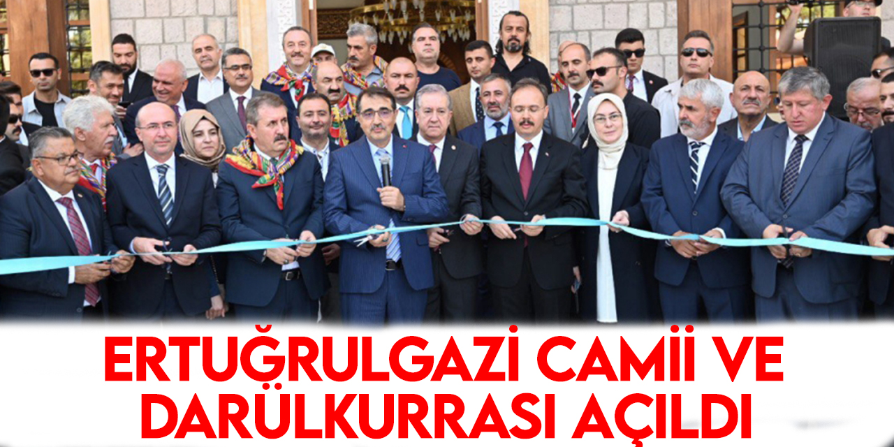 Selçuklu Belediyesi’nin katkılarıyla Ertuğrulgazi Camii ve Darülkurrası açıldı