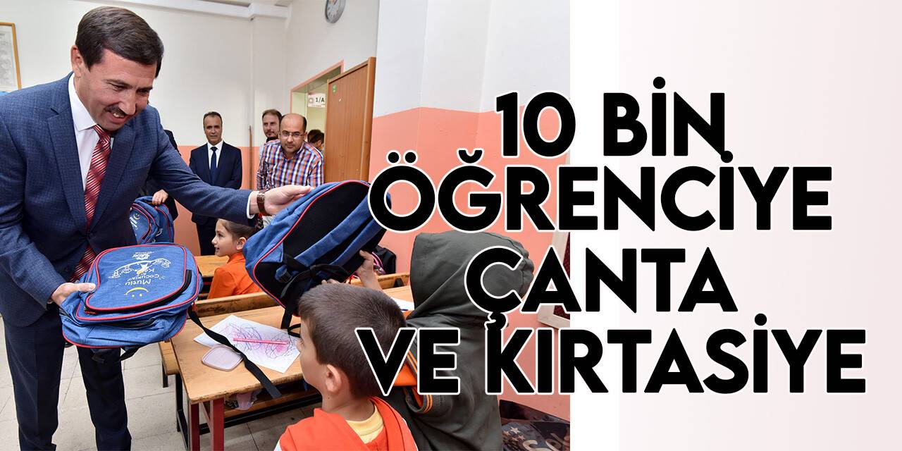 Karatay Belediyesi'nden 10 bin öğrenciye çanta ve kırtasiye desteği