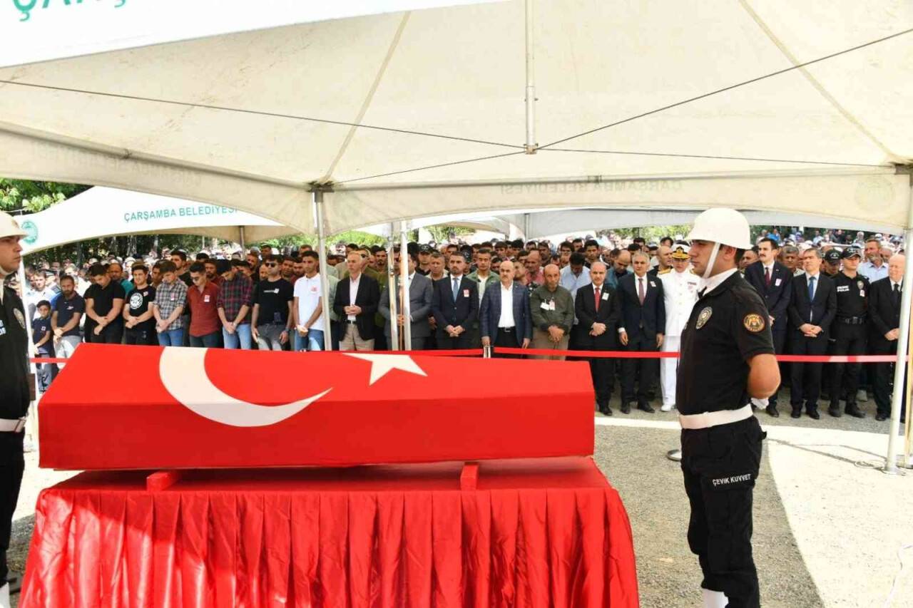 Polis Memuru Kenan Baş, son yolculuğuna uğurlandı