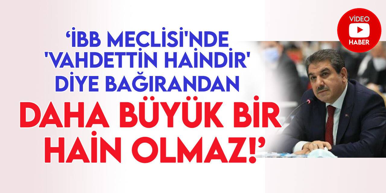 Göksu: "İBB Meclisi'nde 'Vahdettin haindir' diye bağırandan daha büyük bir hain olmaz!"