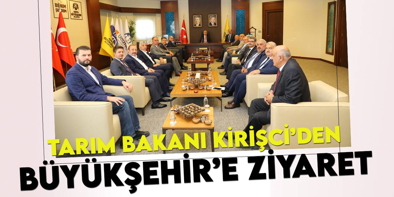 Bakan Kirişci Başkan Altay’ı ziyaret etti