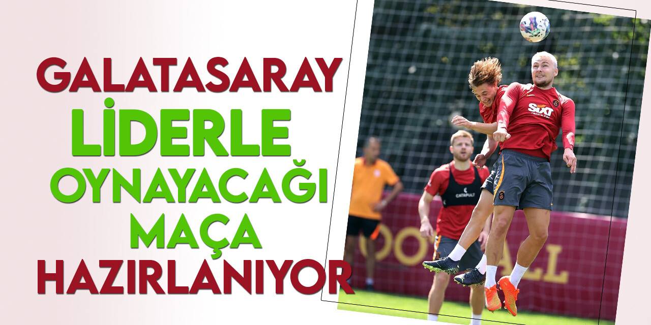Galatasaray, lider Konyaspor'la oynayacağı maçın hazırlıklarını sürdürdü