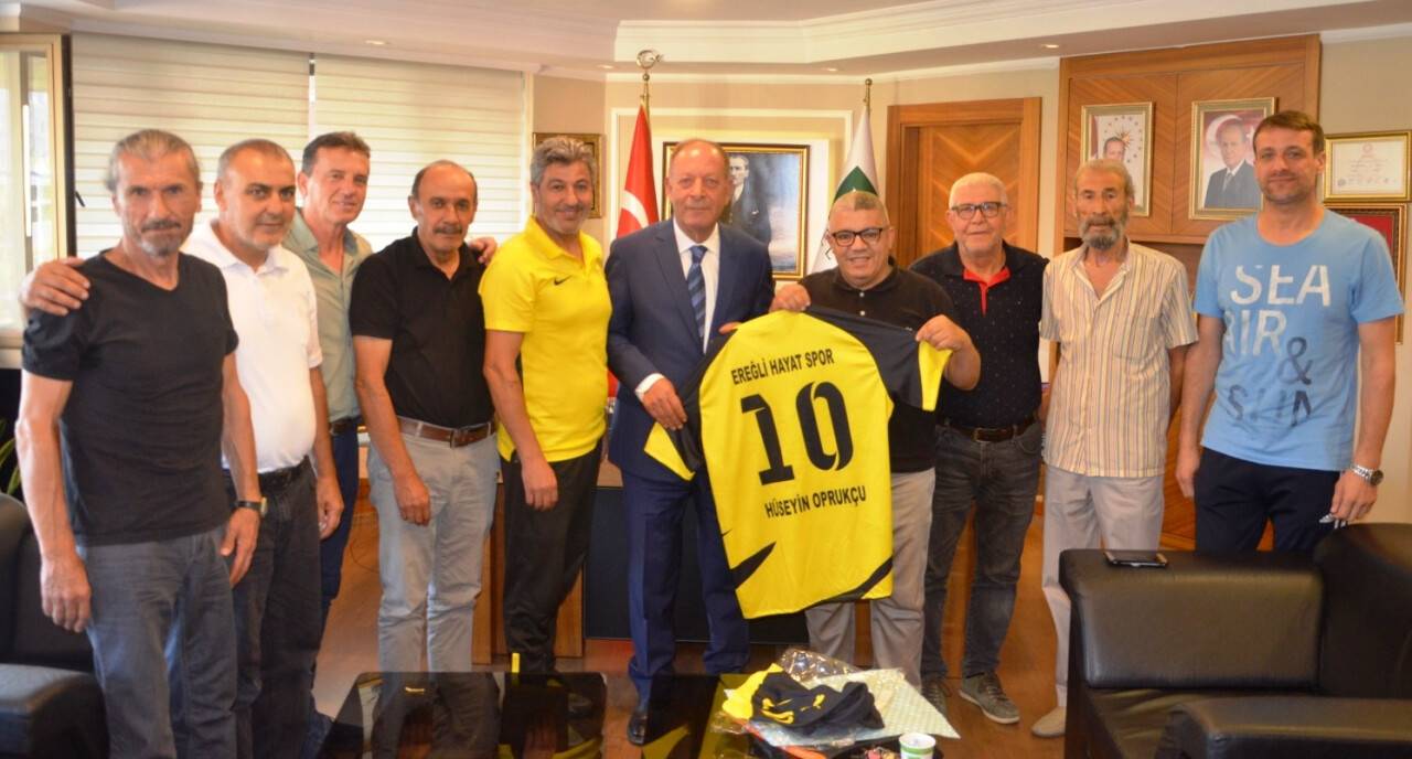 Ereğli Hayatspor'dan Oprukçu'ya ziyaret
