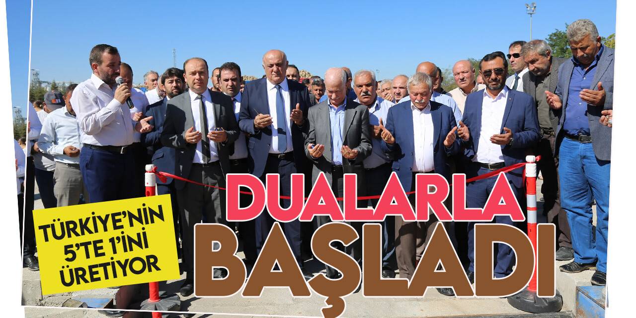 Konya Şeker’in pancar alım kampanyası dualarla açıldı