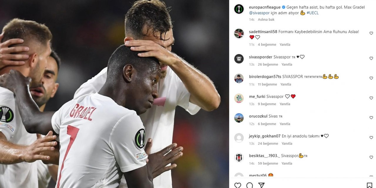 UEFA’dan Max Gradel paylaşımı