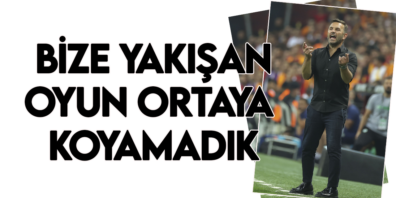 Okan Buruk, Konyaspor galibiyetini değerlendirdi