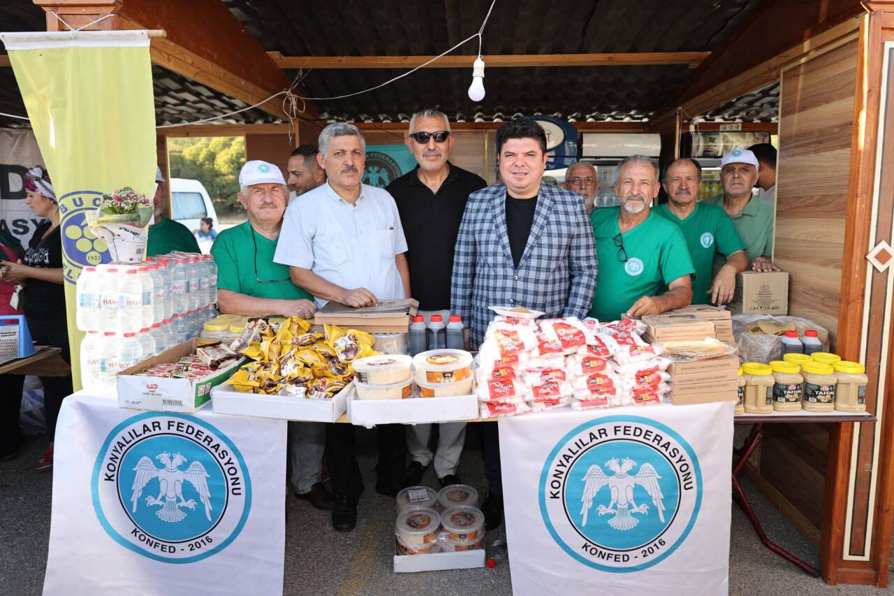 Buca Lezzetler Festivali’nde Konyalılar ilgi odağı oldu