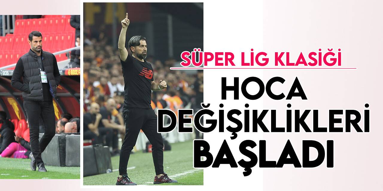 Süper Lig'de hoca değişiklikleri artıyor