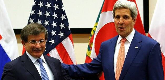 Davutoğlu İle Kerry Filistin'i Görüştü