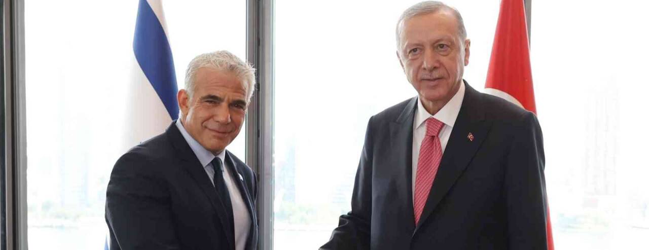 Cumhurbaşkanı Erdoğan, İsrail Başbakanı Lapid ile bir araya geldi