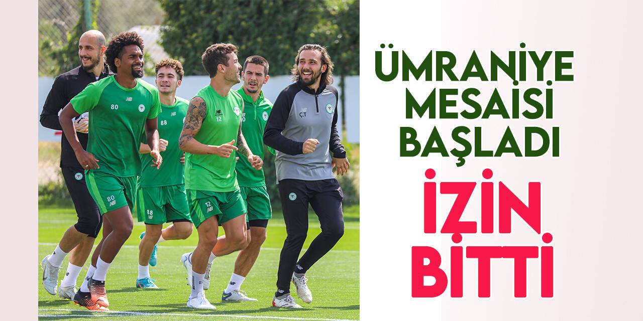 Konyaspor'da Ümraniyespor maçı hazırlıkları başladı