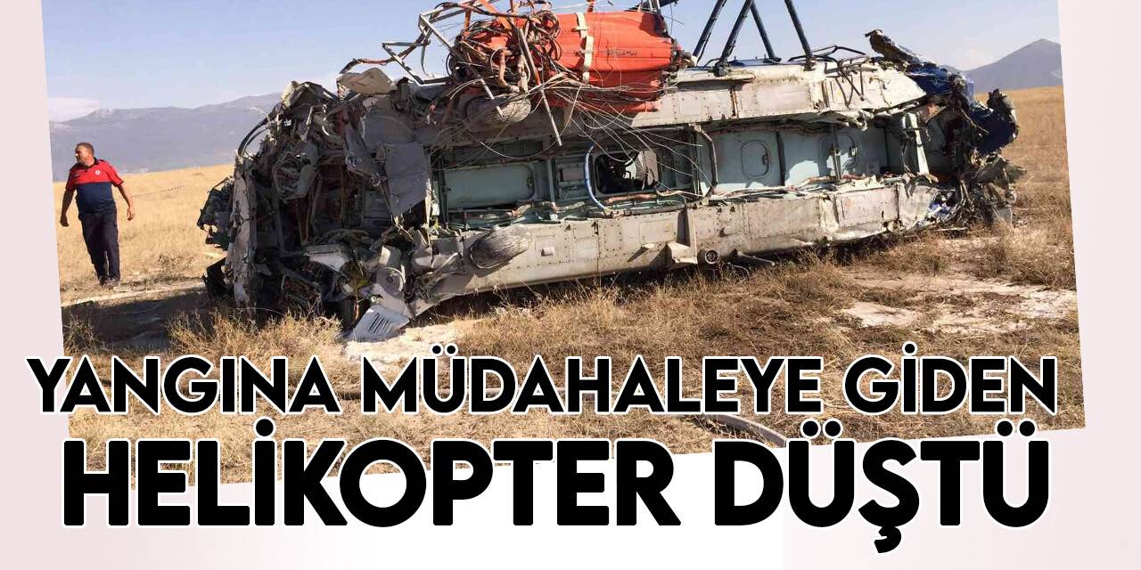 Helikopter düştü: 2 Rus mürettebat hayatını kaybetti