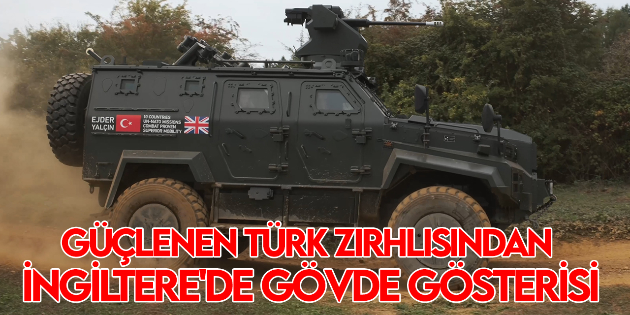 Türk zırhlısından, güçlenen silahıyla İngiltere'de gövde gösterisi