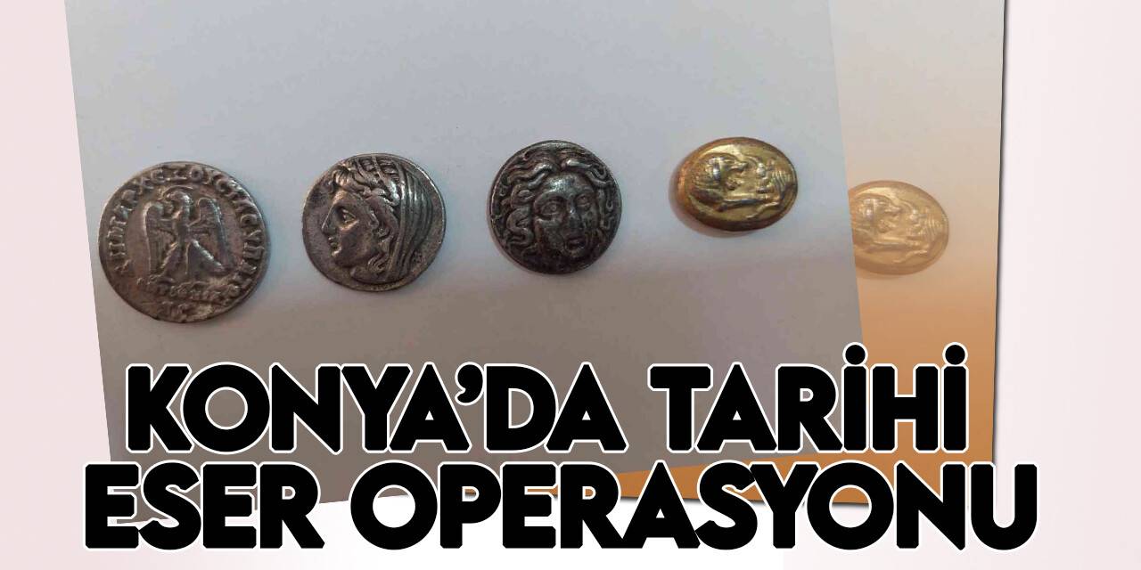 Konya’da Lidya, Helenistik ve Roma dönemine ait sikkeler ele geçirildi