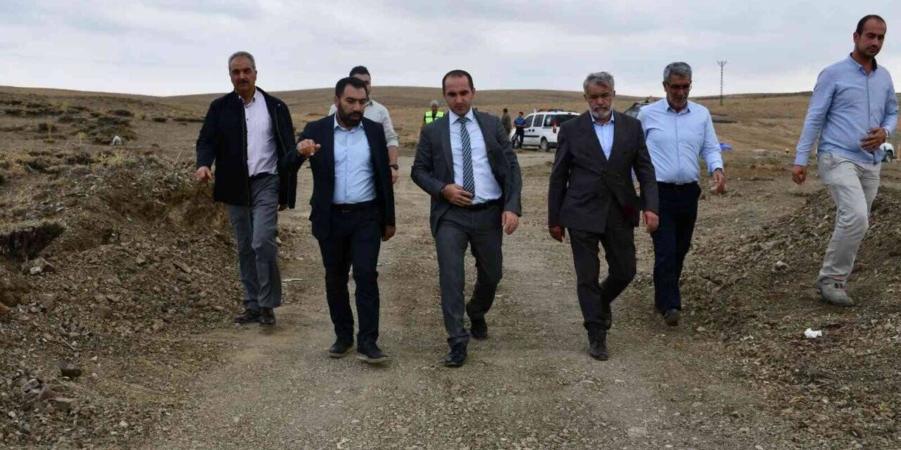 Kaymakam Polat Kulu Organize Sanayi Bölgesi altyapı çalışmaları inceledi