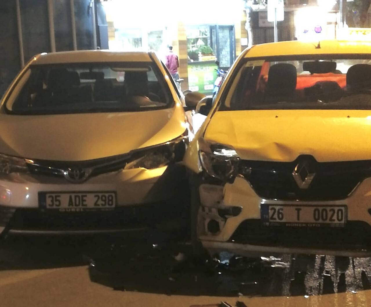 Hatalı dönüş kazaya neden oldu