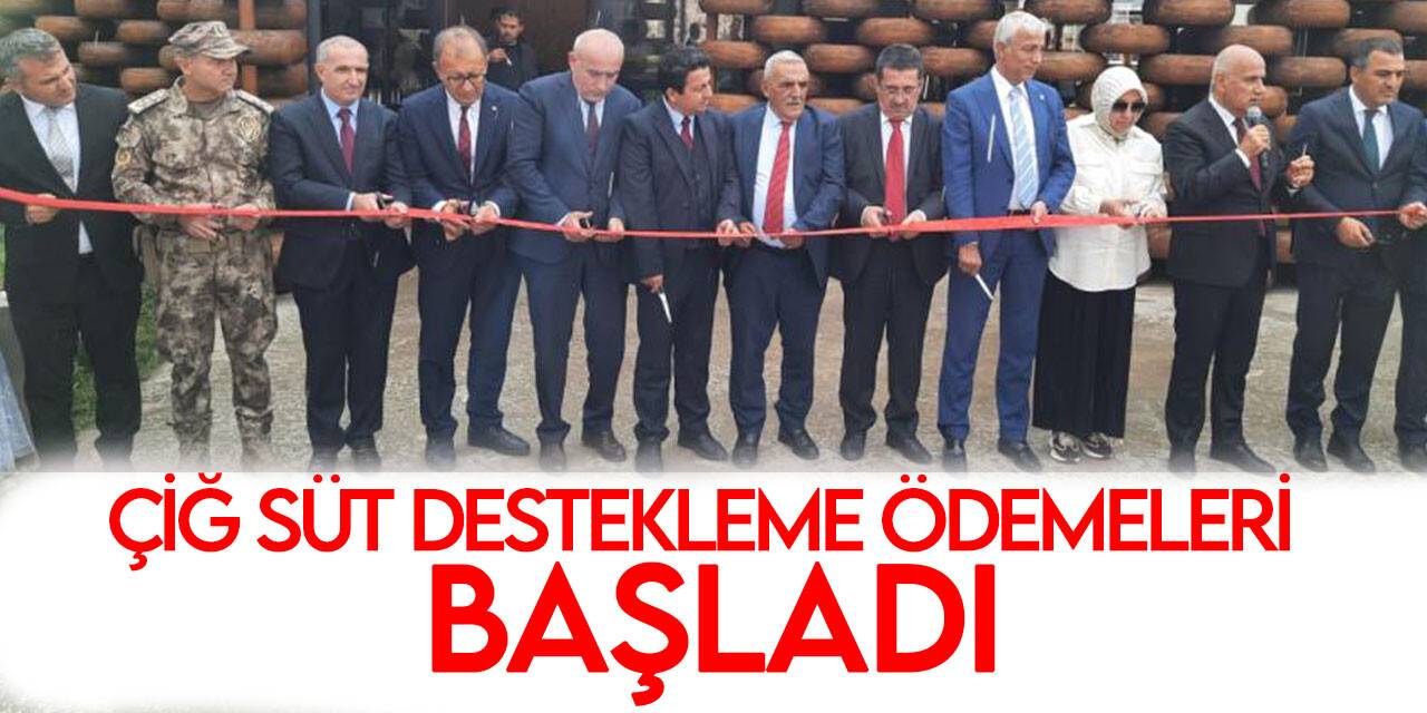 Bakan Kirişci, Türkiye genelinde çiğ süt desteklemesi kapsamında destekleme ödemesinin başladığını bildirdi