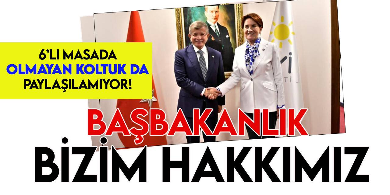 Gelecek Partisi'nden "Başbakanlık öncelikle bizim hakkımız" çıkışı
