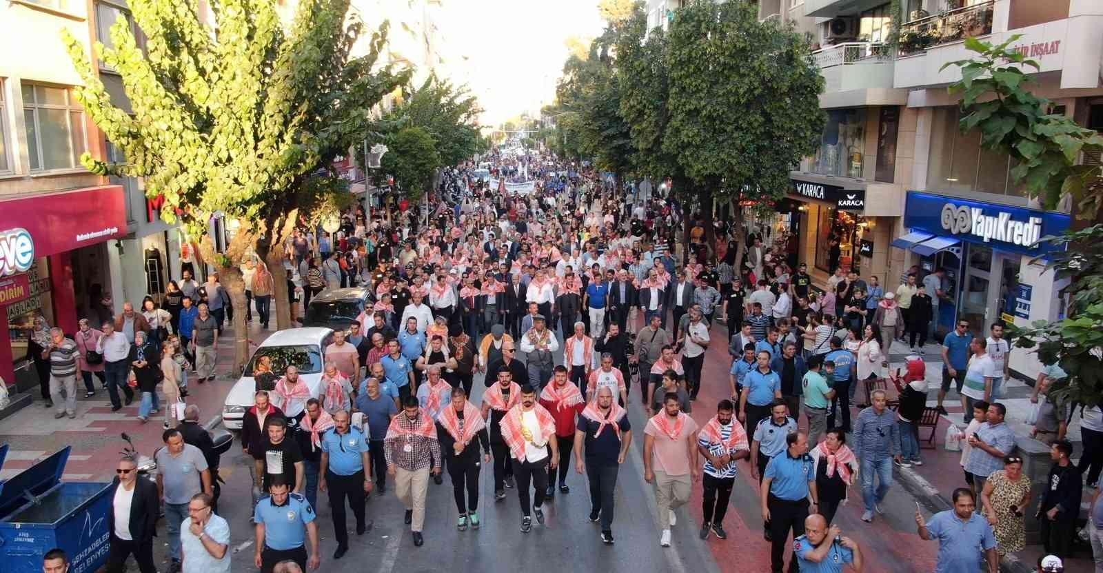 7. Yuntdağı Yağlı Pehlivan Güreşleri kortej yürüyüşü yapıldı