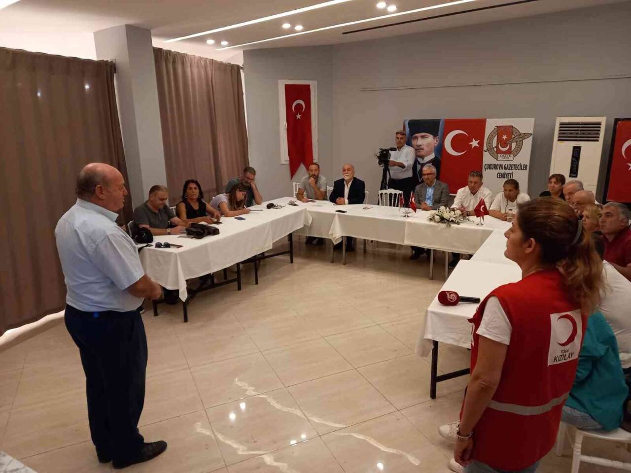 Kızılay’dan gazetecilere ilk yardım eğitimi