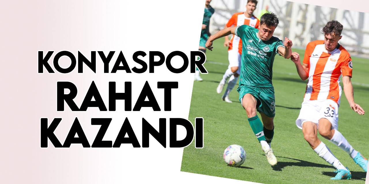 Konyaspor, hazırlık maçında Adanaspor’u 4-1 mağlup etti