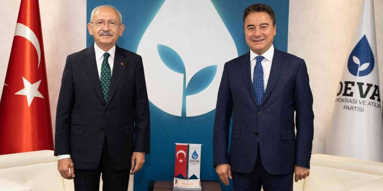 CHP lideri Kılıçdaroğlu DEVA Partisi Genel Başkanı Babacan ile görüştü